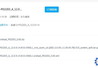 vivo S15(PD2203)官方原厂售后12.0.9.14线刷包救砖包解锁包